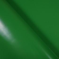 Ткань ПВХ 450 гр/м2 (Ширина 1,6м), цвет Зелёный (на отрез) в Новороссийске