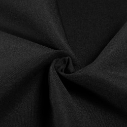 Ткань Грета Водоотталкивающая (80%пф, 20%хл) (Ширина 150см), цвет Черный (на отрез) в Новороссийске