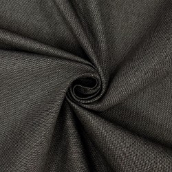 Ткань Рогожка (мебельная) (Ширина 140см), цвет Тёмно-Серый (на отрез) в Новороссийске