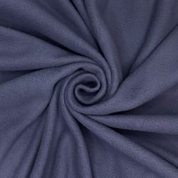 Ткань Флис Односторонний 130 гр/м2 (Ширина 150см), цвет Темно-серый (на отрез) в Новороссийске