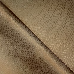 Ткань Oxford 300D PU Рип-Стоп СОТЫ, цвет Светло-Коричневый (на отрез) в Новороссийске
