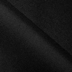 Ткань Oxford 600D ПВХ (Ширина 1,48м), цвет Черный (на отрез) в Новороссийске
