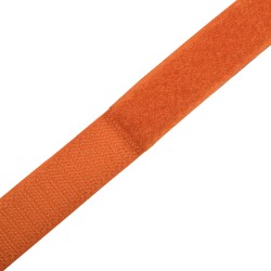 Контактная лента 25мм цвет Оранжевый (велькро-липучка, на отрез)  в Новороссийске