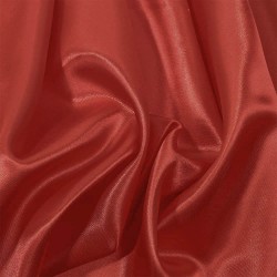 Ткань Атлас-сатин, цвет Красный (на отрез)  в Новороссийске