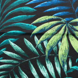 Интерьерная ткань Дак (DUCK) (ширина 1,8м), принт &quot;Тропические листья&quot; (на отрез) в Новороссийске