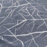 Ткань Блэкаут для штор светозатемняющая 75% "Ледовое тиснение цвет Серо-синий"