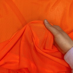 Трикотажная Сетка 75 г/м2, цвет Оранжевый (на отрез)  в Новороссийске