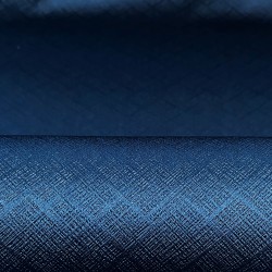 Ткань Блэкаут для штор светозатемняющая 100% (Ширина 280см)  &quot;Орнамент Синий&quot; (на отрез) в Новороссийске